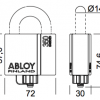 ABLOY PROTEC 2 VORHÄNGSCHLOSS PLM350/25 (SWP) (3)