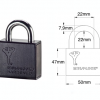 MUL-T-LOCK VORHÄNGSCHLOSS C8 (1)