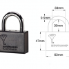 MUL-T-LOCK VORHÄNGSCHLOSS C10 (1)