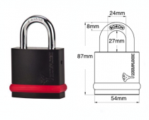 MUL-T-LOCK HANGSLOT SERIE E CAD.NE08G