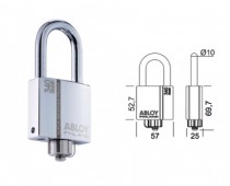 ABLOY PROTEC 2 VORHÄNGSCHLOSS PLM340/50 (SWP) ABNEHMBARER BUGEL