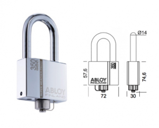ABLOY PROTEC 2 VORHÄNGSCHLOSS PLM350/50 (SWP) (1)
