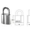 CADENAS ABLOY PROTEC  PL321/20 