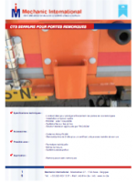 CTS serrure pour portes remorques (FR)