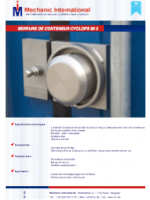 Serrure de conteneur cyclops MI3 (FR)