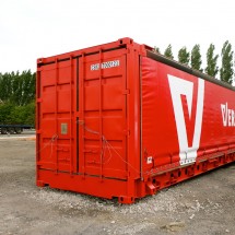 45FT shipping container with tarp (1)