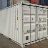20FT WHITE SHIPPING CONTAINER (FIRST TRIP)
