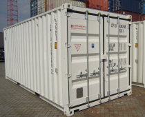 EERSTE REIS WITTE 20FT ZEECONTAINER (STD)