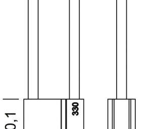 Afmetingen Hangslot PL330/100