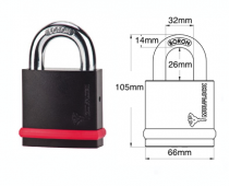 MUL-T-LOCK  HANGSLOT SERIE E CAD. NE14L 