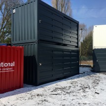 20ft environmental container with sliding doors