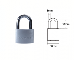 ALUMINIUM HANGSLOT 50MM DEFENDER