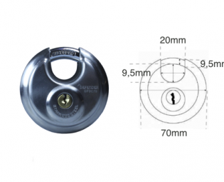 DISCUSSLOT Ø70MM DEFENDER 