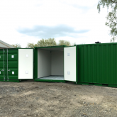Conteneur de stockage isolé avec plancher grille de 10FT (4)
