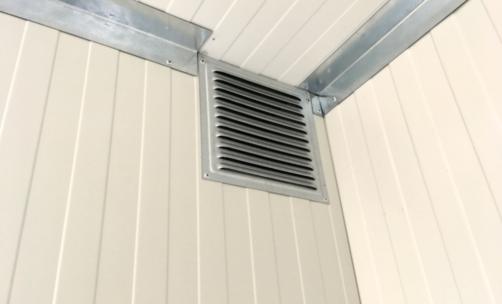 Conteneur de stockage isolé avec plancher grille de 10FT (7)
