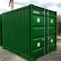 Insulated 10FT storage container with grid floor (1)