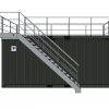 20FT OPEN SIDE CONTAINER MIT TERRASSE UND TREPPE (4)