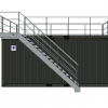 20FT OPEN SIDE CONTAINER MET TERRAS EN TRAP (4