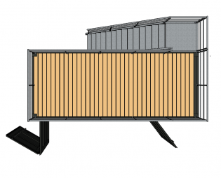 20FT OPEN SIDE CONTAINER MET TERRAS EN TRAP (5)