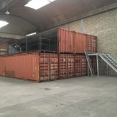 Gekoppelde 40ft zeecontainer (3)