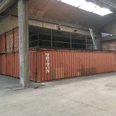 Gekoppelde 40ft zeecontainer (2)