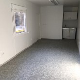 Conteneur de bureau de 9m avec toilette et bloc de cuisine