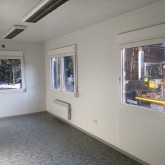 Conteneur de bureau de 9m avec toilette et bloc de cuisine