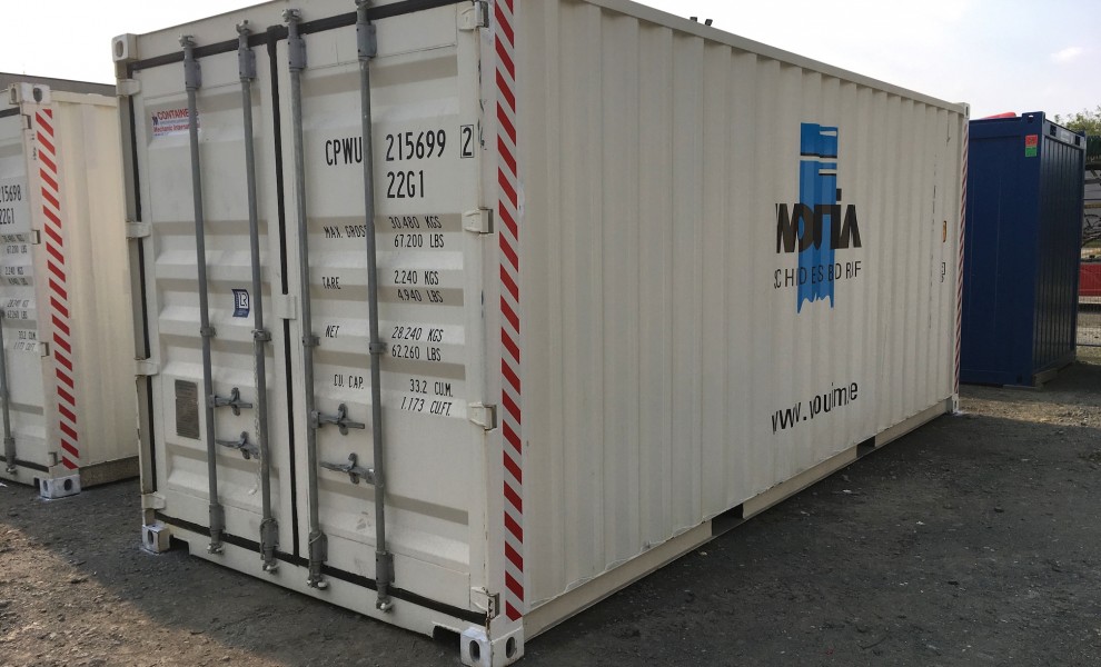 Conteneurs maritime de 20 pieds avec logo