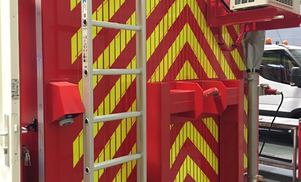 Conteneur de pompiers