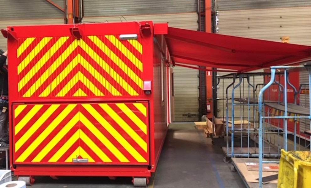 Conteneur de pompiers