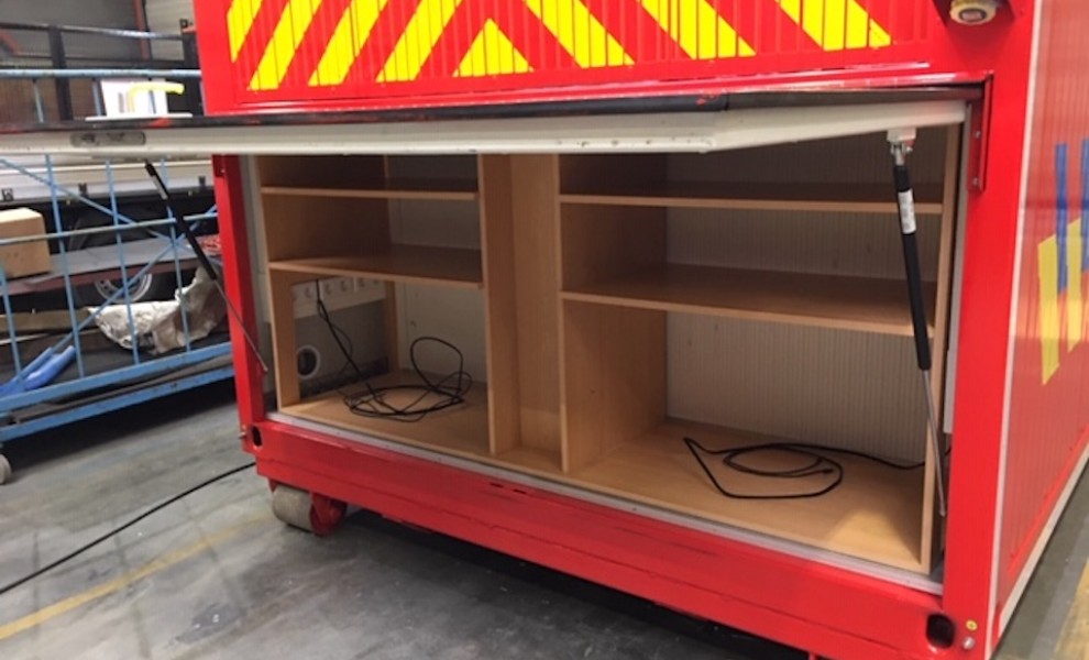Conteneur de pompiers