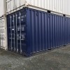 Erste reise 20ft seecontainer blau