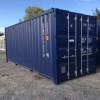 Erste reise 20ft seecontainer blau