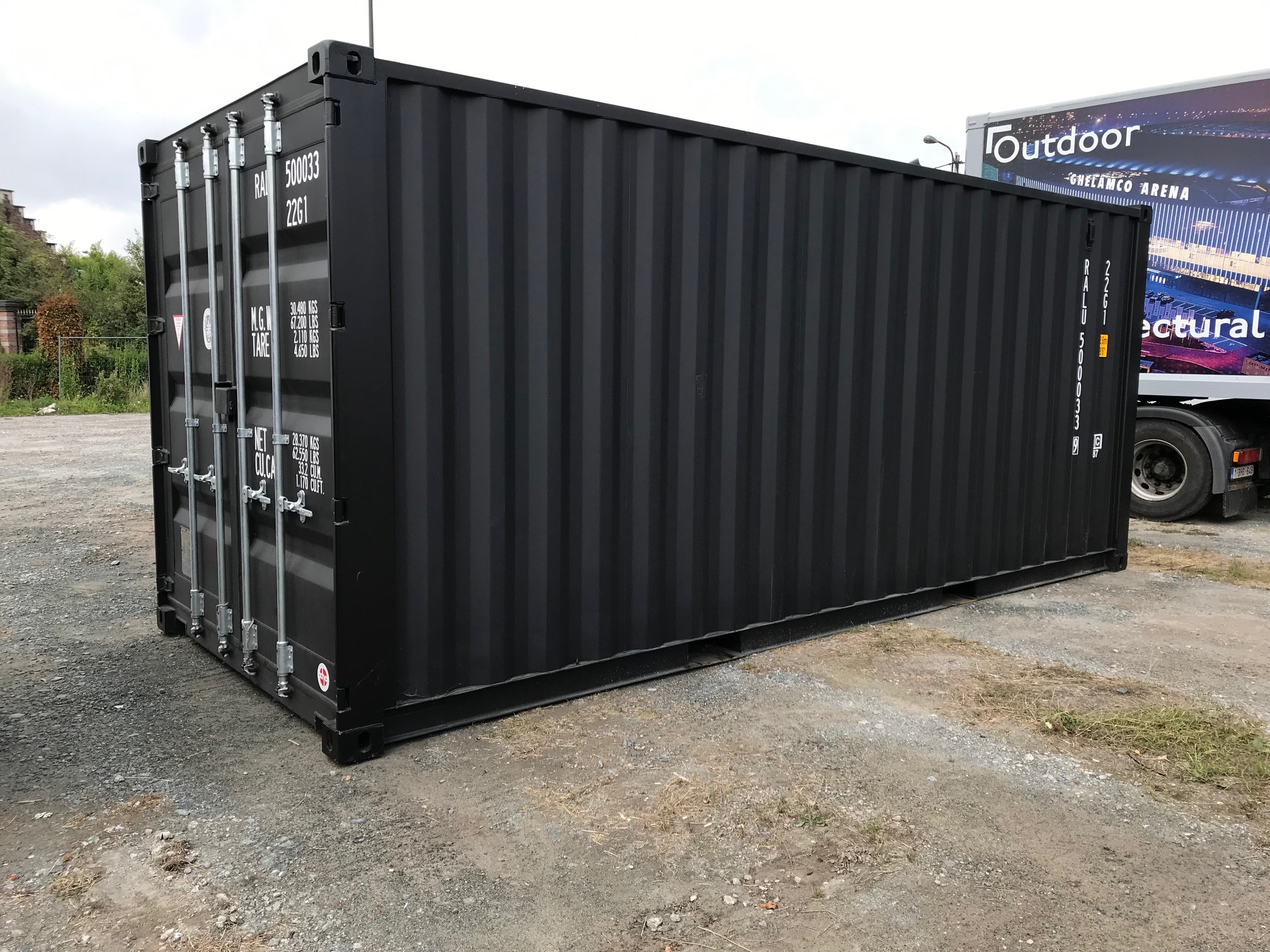 20FT BLACK SHIPPING CONTAINER (FIRST TRIP), Promotions