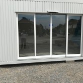 Conteneurs de bureau relié avec portes coulissantes électriques