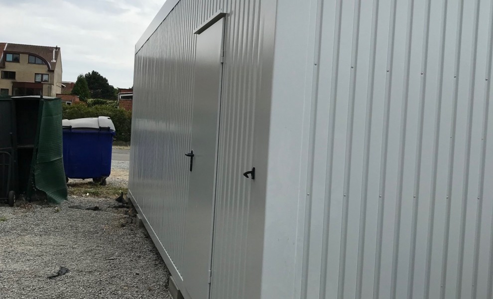 Conteneurs de bureau relié avec portes coulissantes électriques