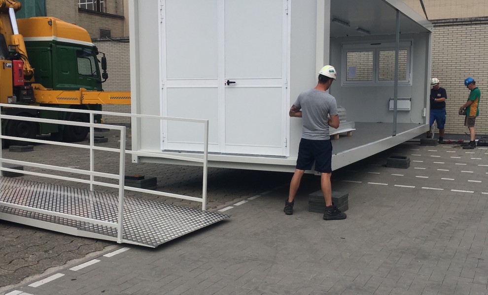 Unités de bureau relié (dim. 9,6x3m)