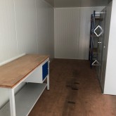 Conteneur d'atelier high cube de 20 pieds