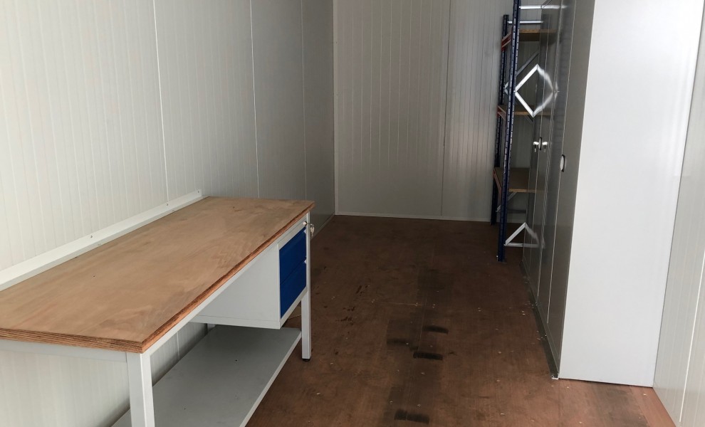 Conteneur d'atelier high cube de 20 pieds