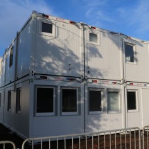 Modular container building