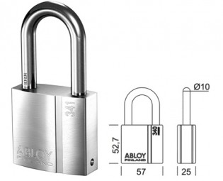 Abloy Protec Vörhangschloss PL341/50 (1)