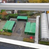 Lieu de stockage couvert dans des conteneurs