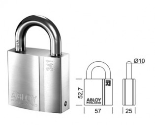 Abloy Protec Vörhangschloss PL341/25 (1)