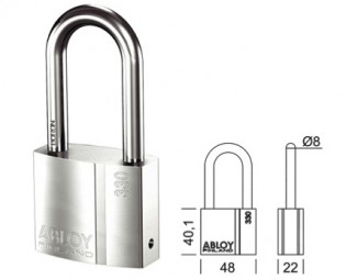 Abloy Protec Vörhangschloss PL330/50 (1)