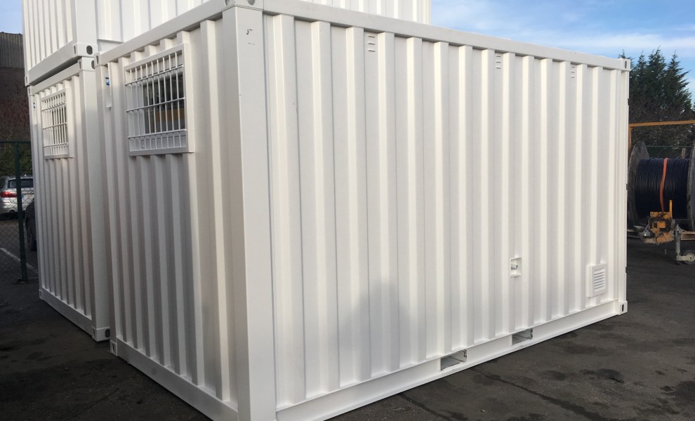 15-Fuß-Container mit Ausrüstung
