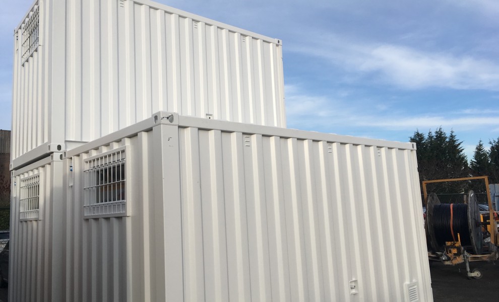 15-Fuß-Container mit Ausrüstung