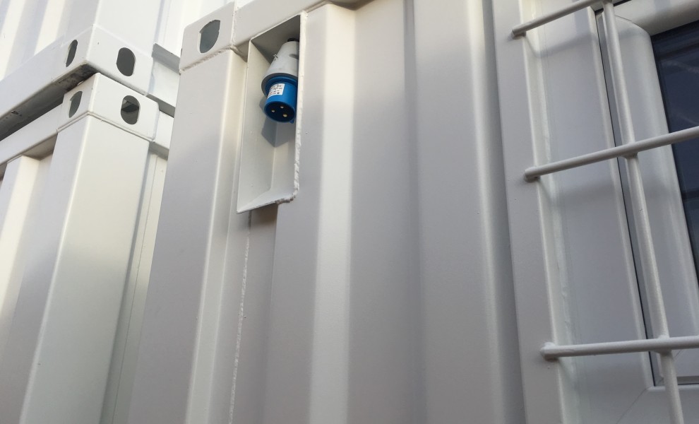 15-Fuß-Container mit Ausrüstung