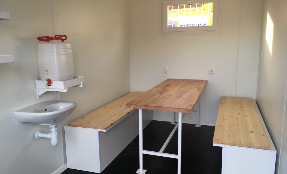 15-Fuß-Container mit Ausrüstung