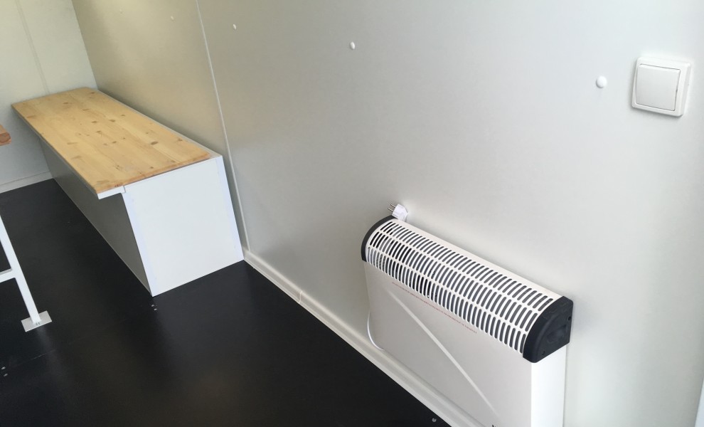 15-Fuß-Container mit Ausrüstung
