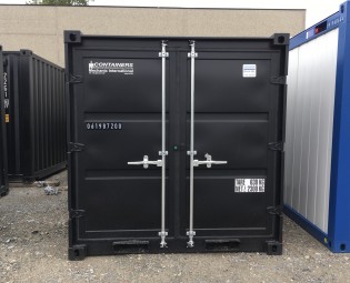 8ft Opslagcontainer zwart